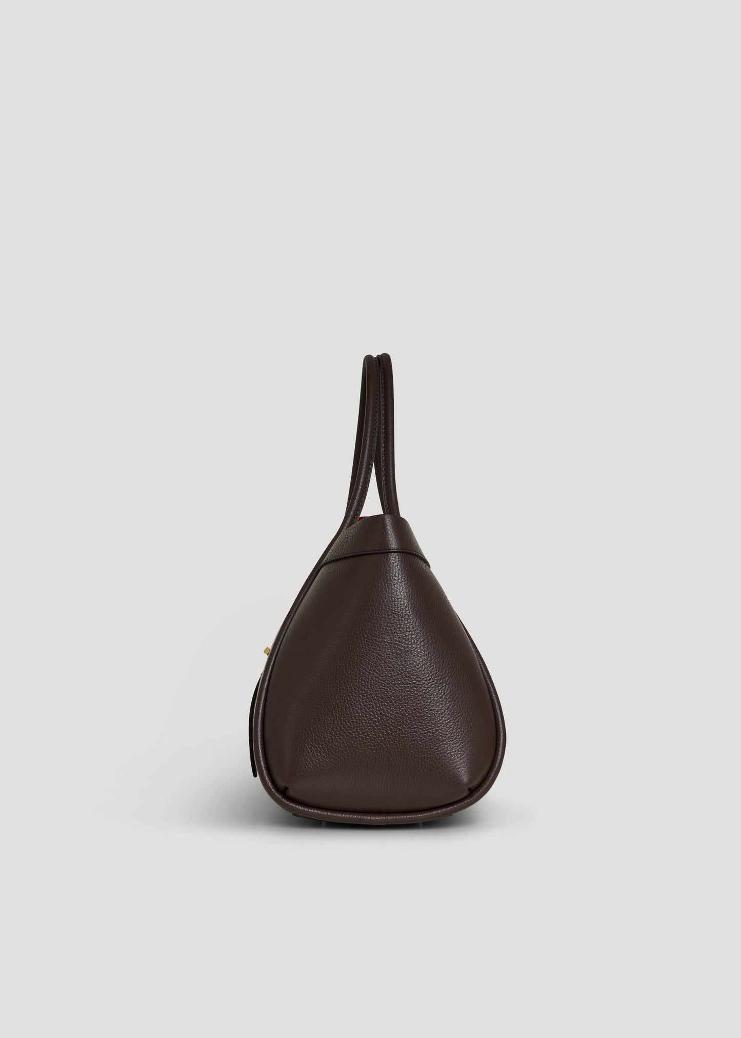 Borsa Mayfair in Pelle Togo Testa di moro