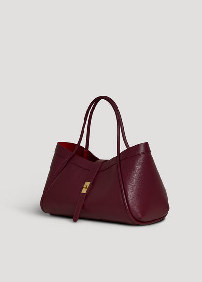 Set Eleganza Decisa | Mayfair in pelle Borgogna
