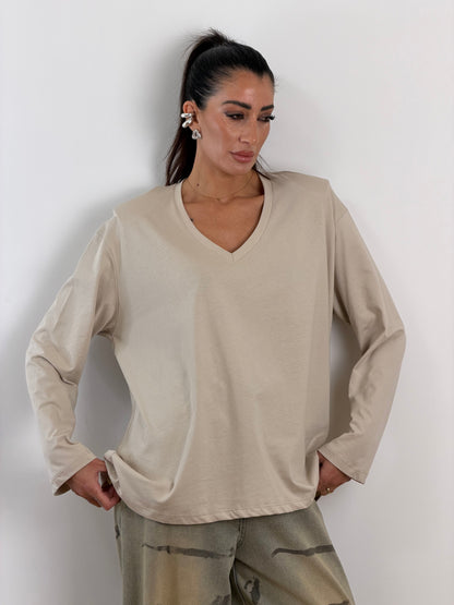 T-shirt Just West sabbia 2320
