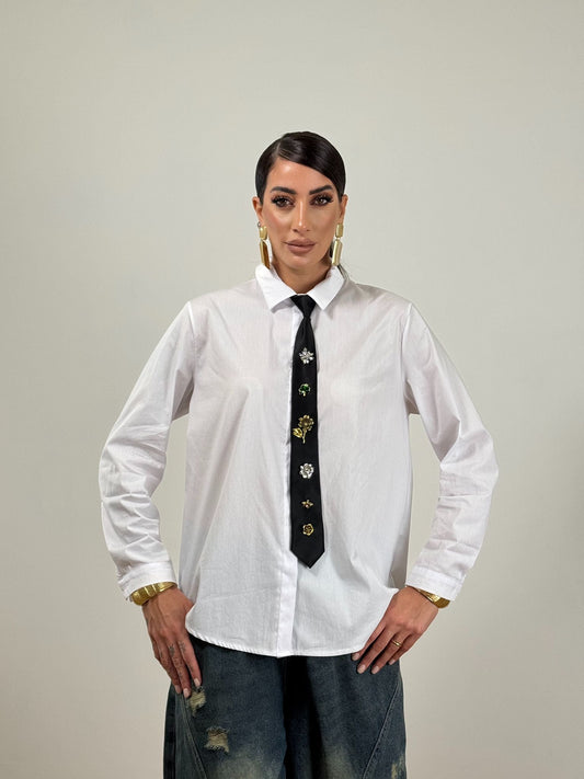 Camicia BIANCA STRECH 50320