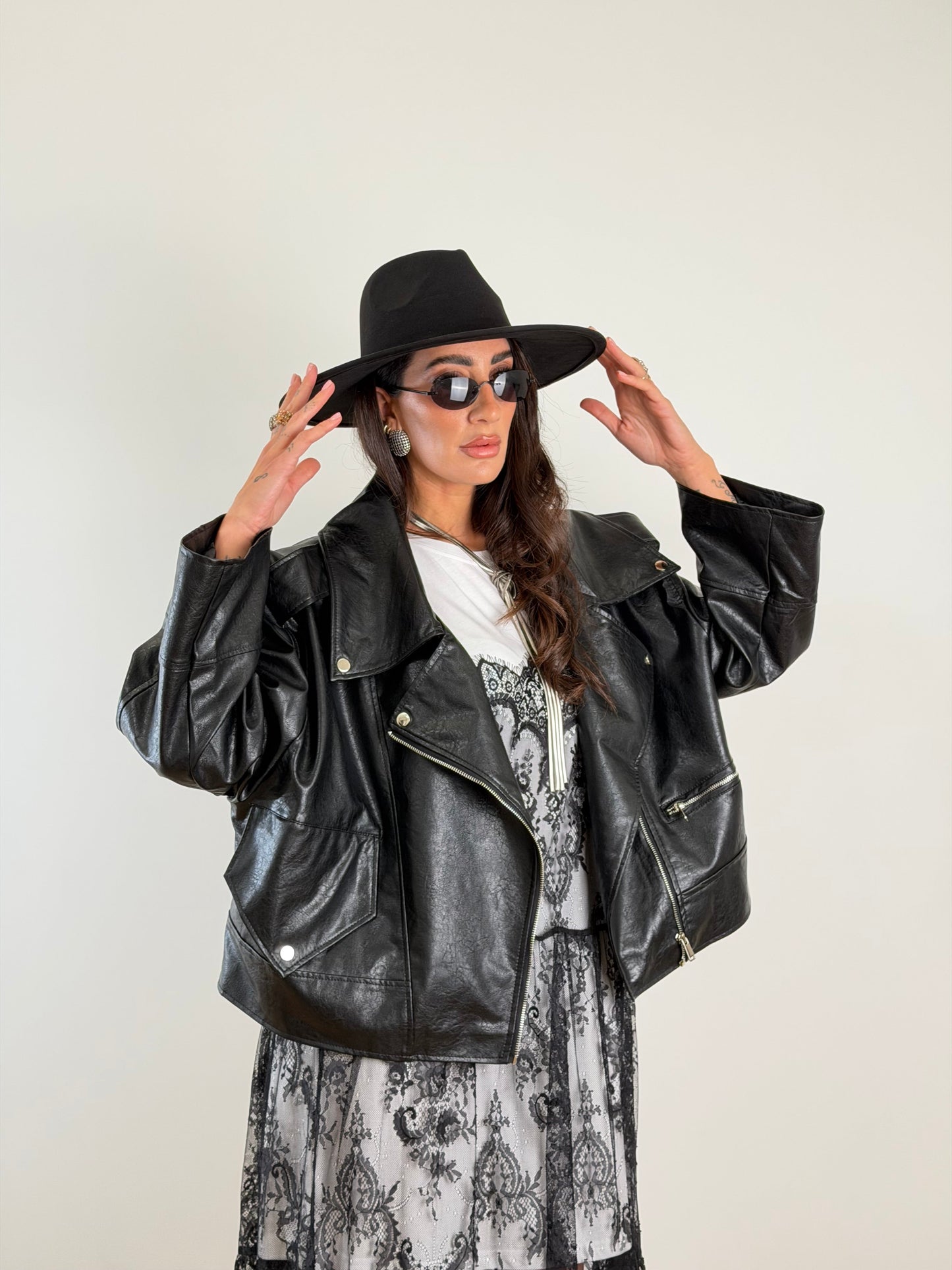 Giacca Biker Black HM534