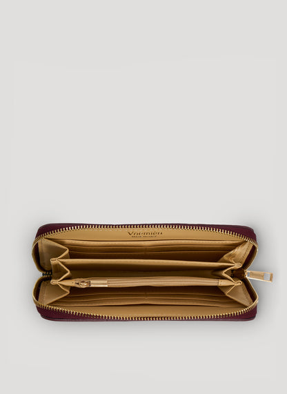Set Presenza quotidiana | Braid in pelle Borgogna