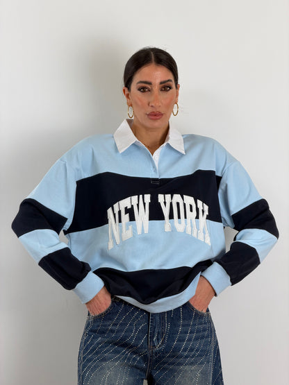 Polo NY azzurra G67575
