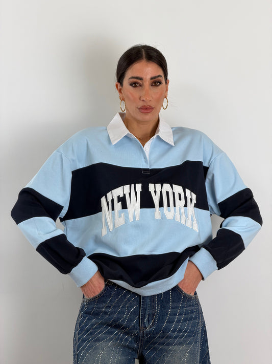Polo NY azzurra G67575
