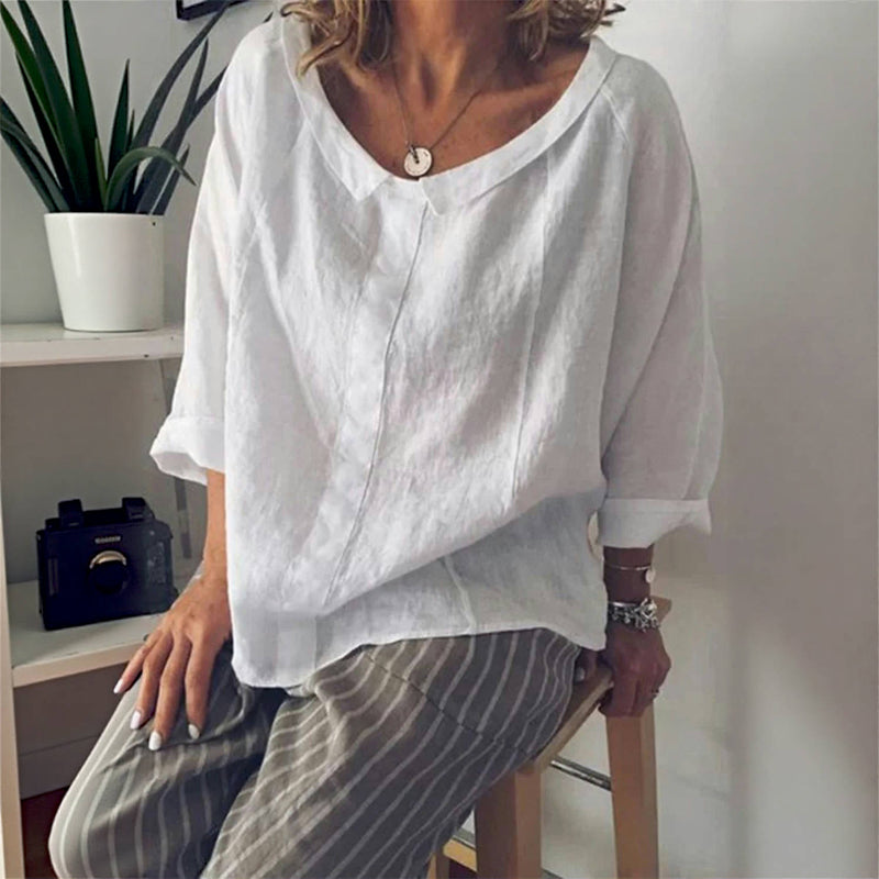 Blusa casual lisa