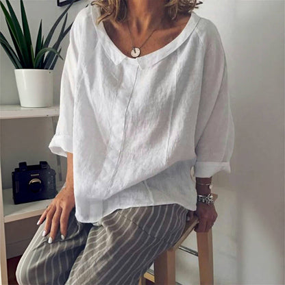 Blusa casual lisa