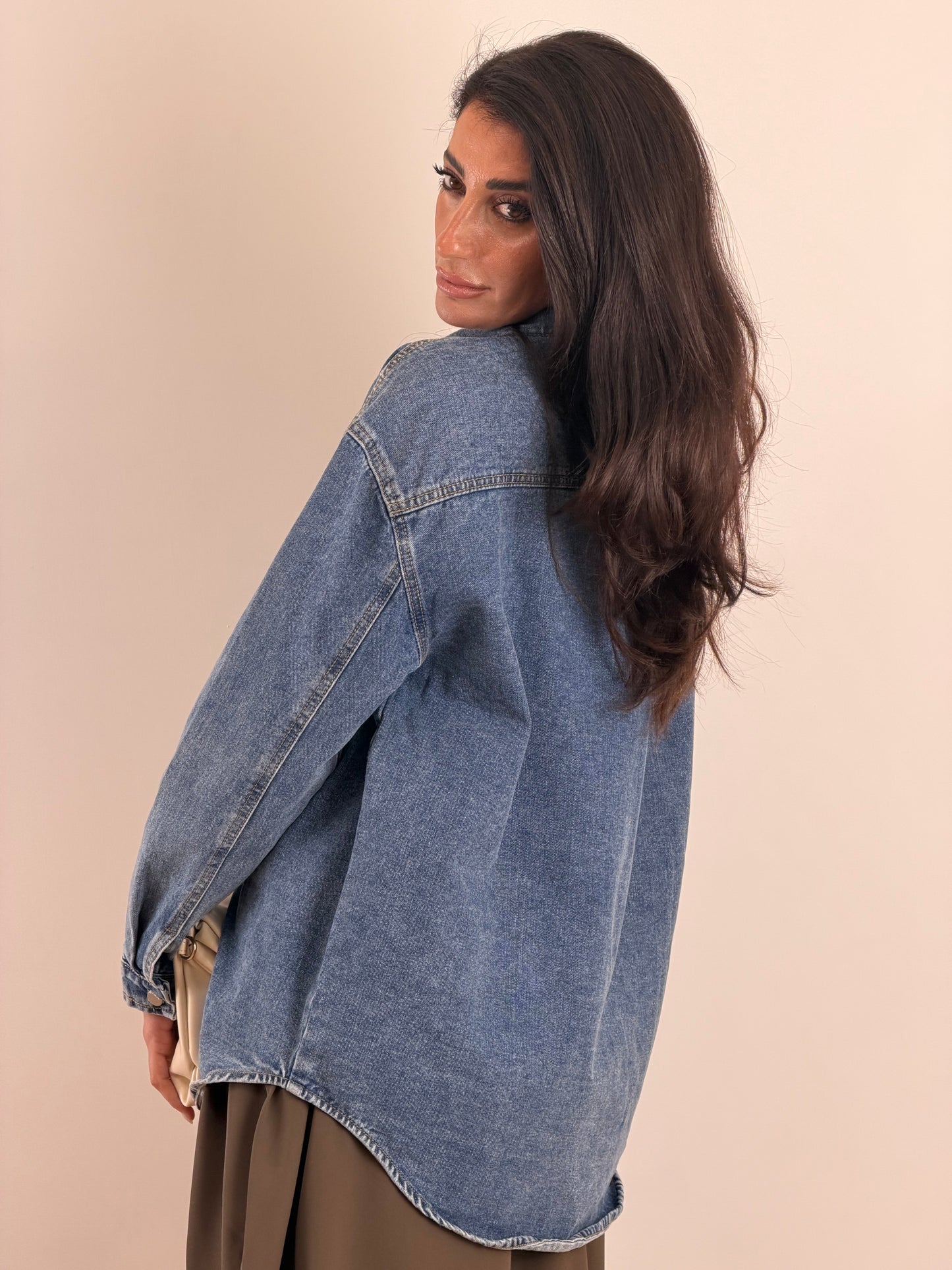 Maxi camicia denim 2215