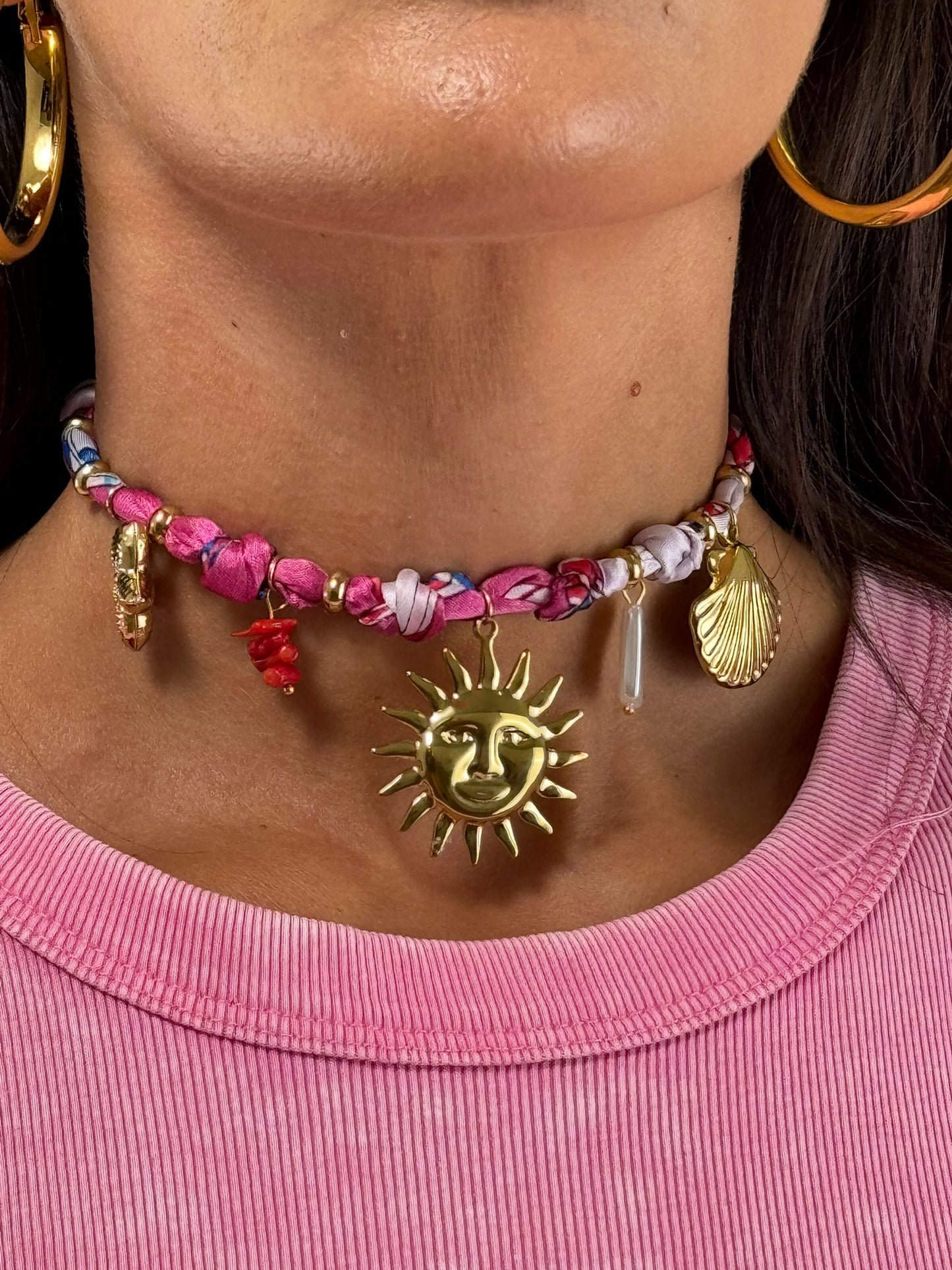 Collana FOULARD VARI COLORI