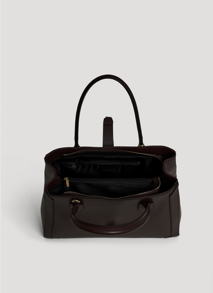 Borsa Chloe in pelle spazzolata Testa di moro