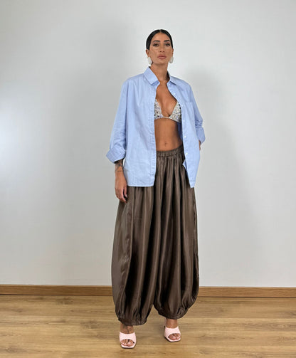 Pantalone MAXI PALLONCINO MARRONE 41800