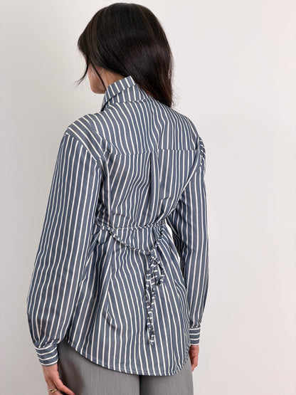 Camicia cravatta blue m13410