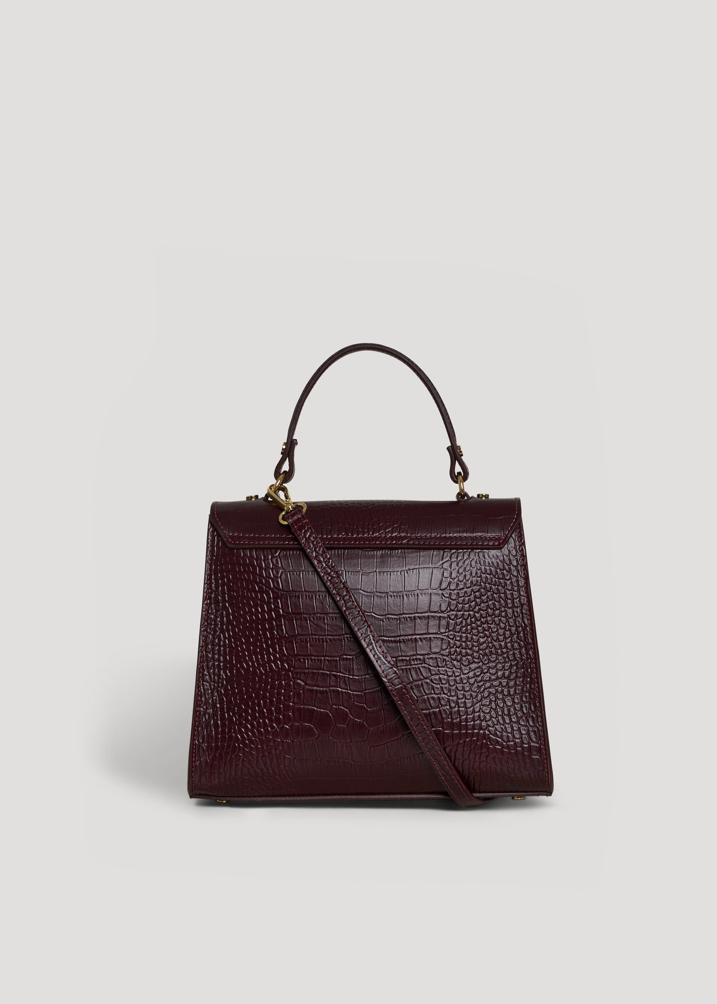 Borsa Zaira Limited Edition in Pelle Coco Bordeaux