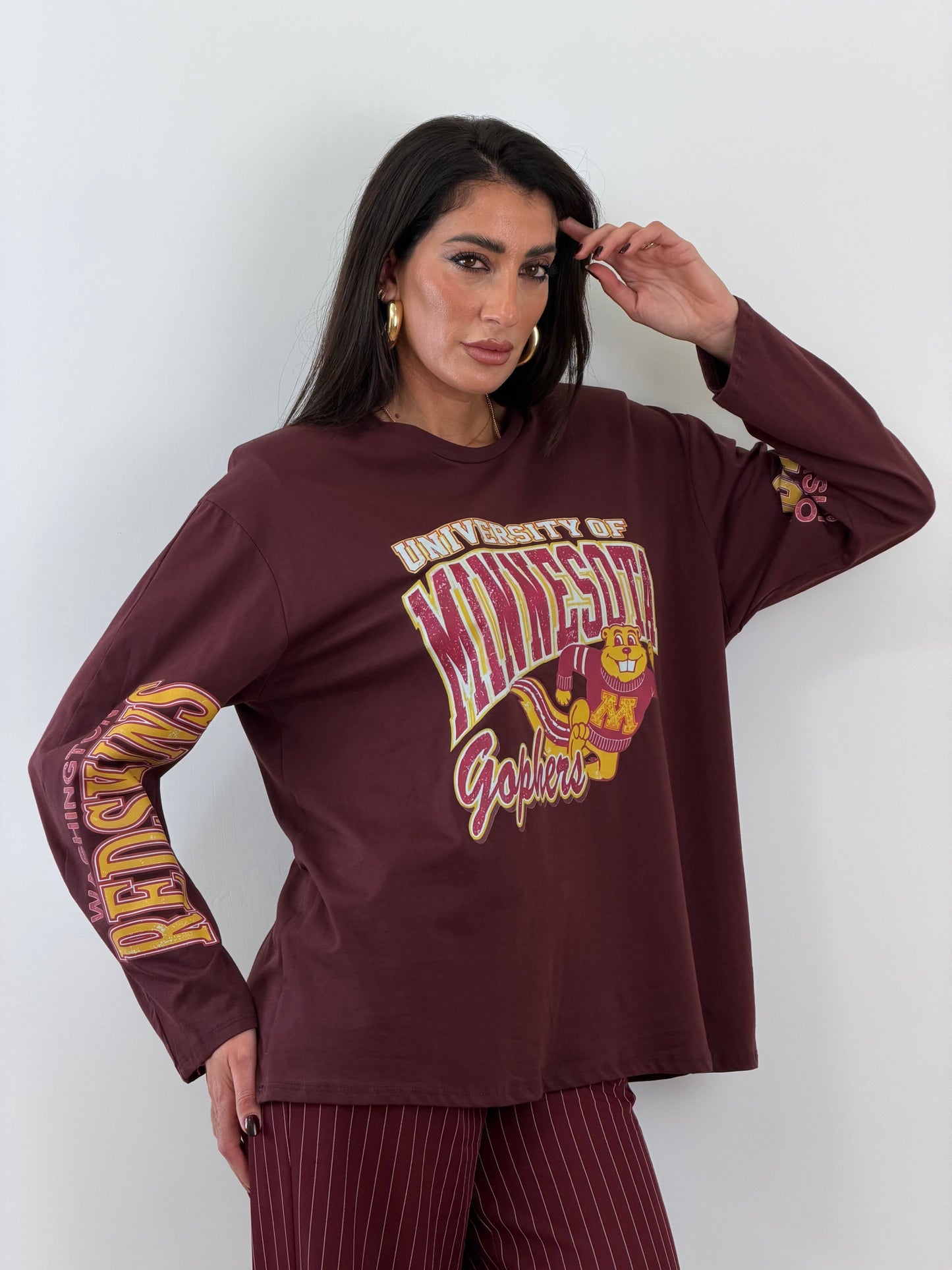 T-shirt Minnesota Bordò 876.