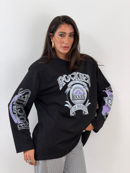 T-shirt Rockies nera 793..