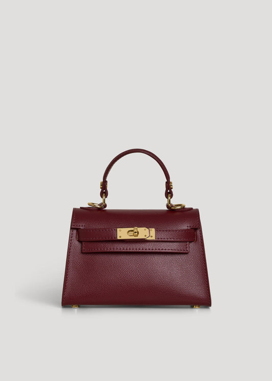 Borsa Victoria in pelle Epson Borgogna