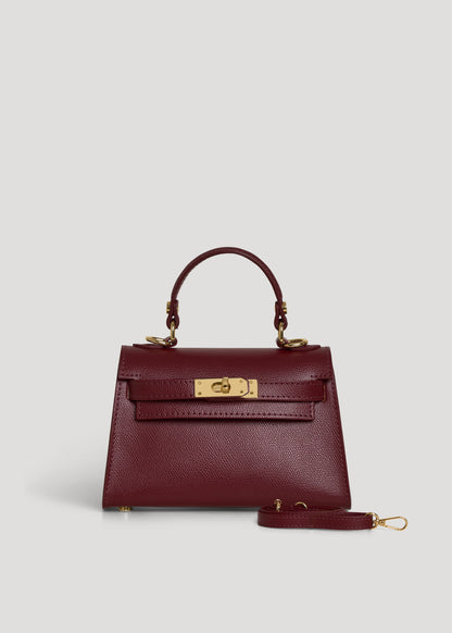 Borsa Victoria in pelle Epson Borgogna