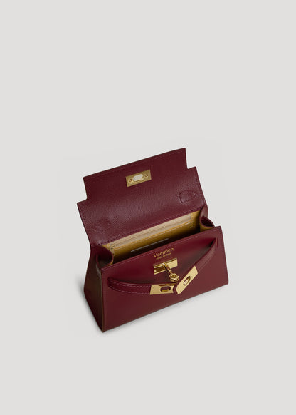 Borsa Victoria in pelle Epson Borgogna