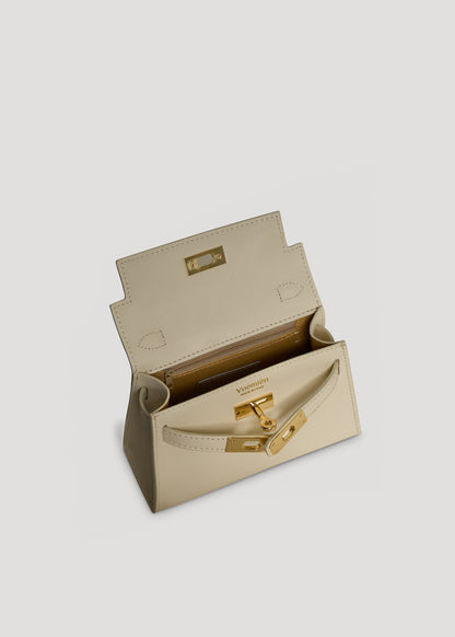 Borsa Victoria in pelle Epson Beige