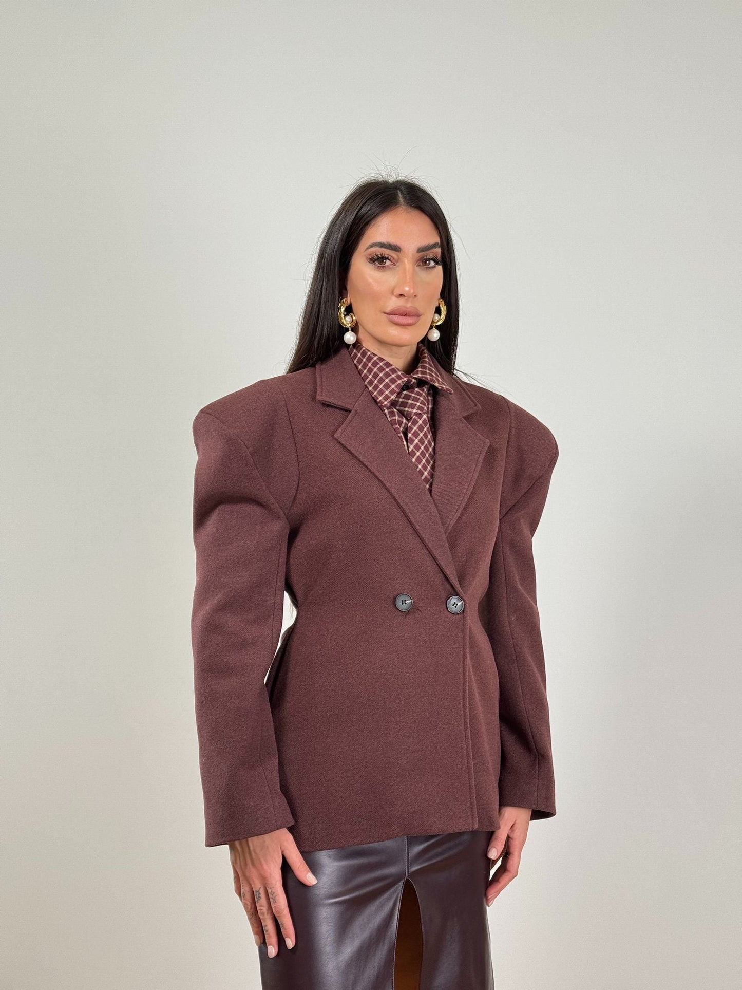 Blazer JUSTWEST ALFA BORDÒ GIÀ-D01