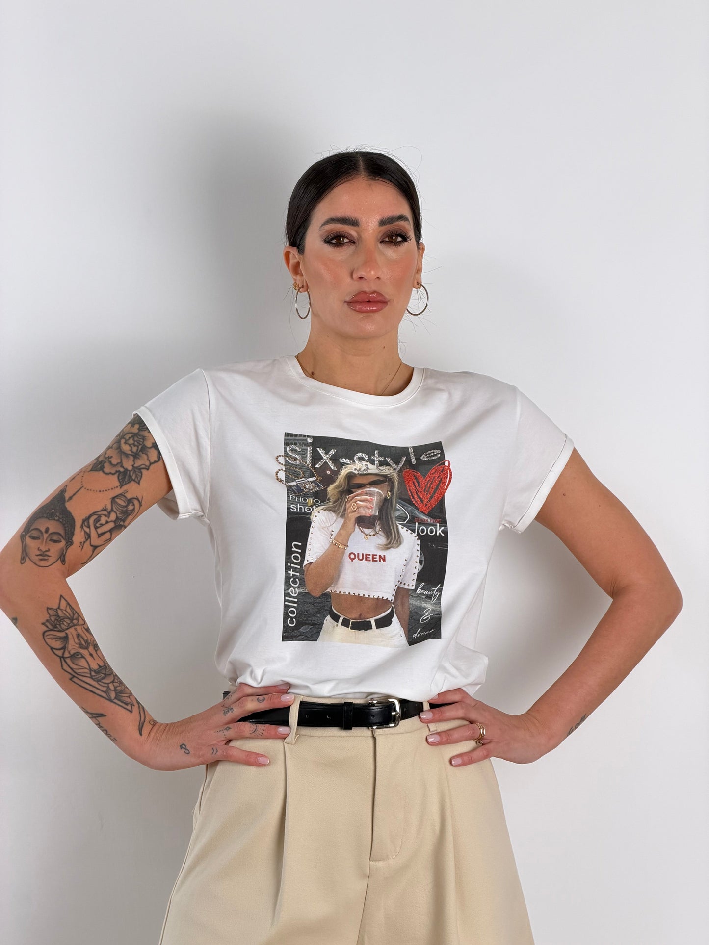 T-Shirt STYLE NERA/BIANCA D66482