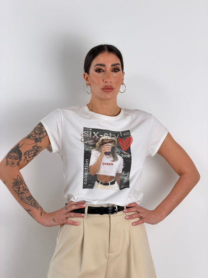 T-Shirt STYLE NERA/BIANCA D66482