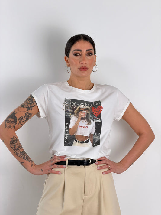 T-Shirt STYLE NERA/BIANCA D66482