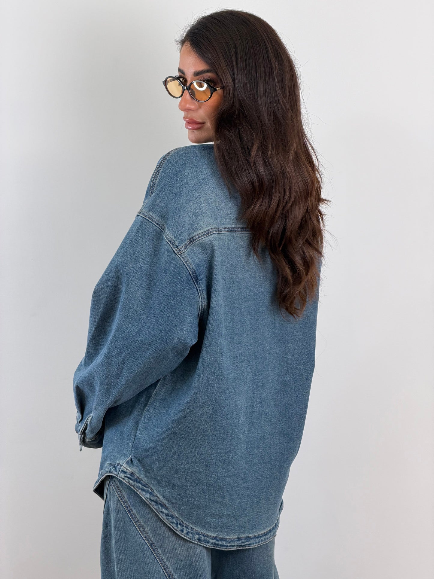 Camicia Shacket denim MI25185
