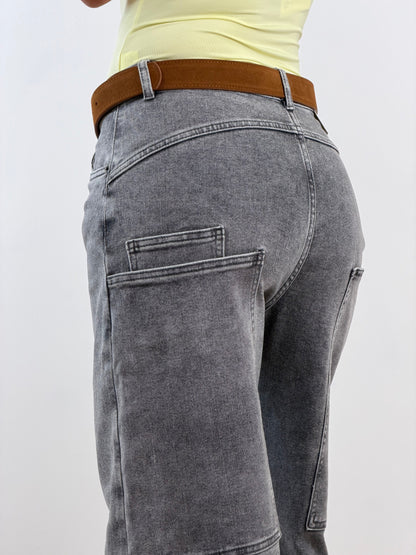 Cintura scamosciata marrone 291