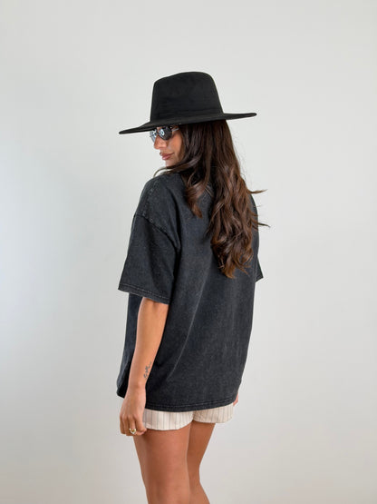 T-shirt Stone nera 3341