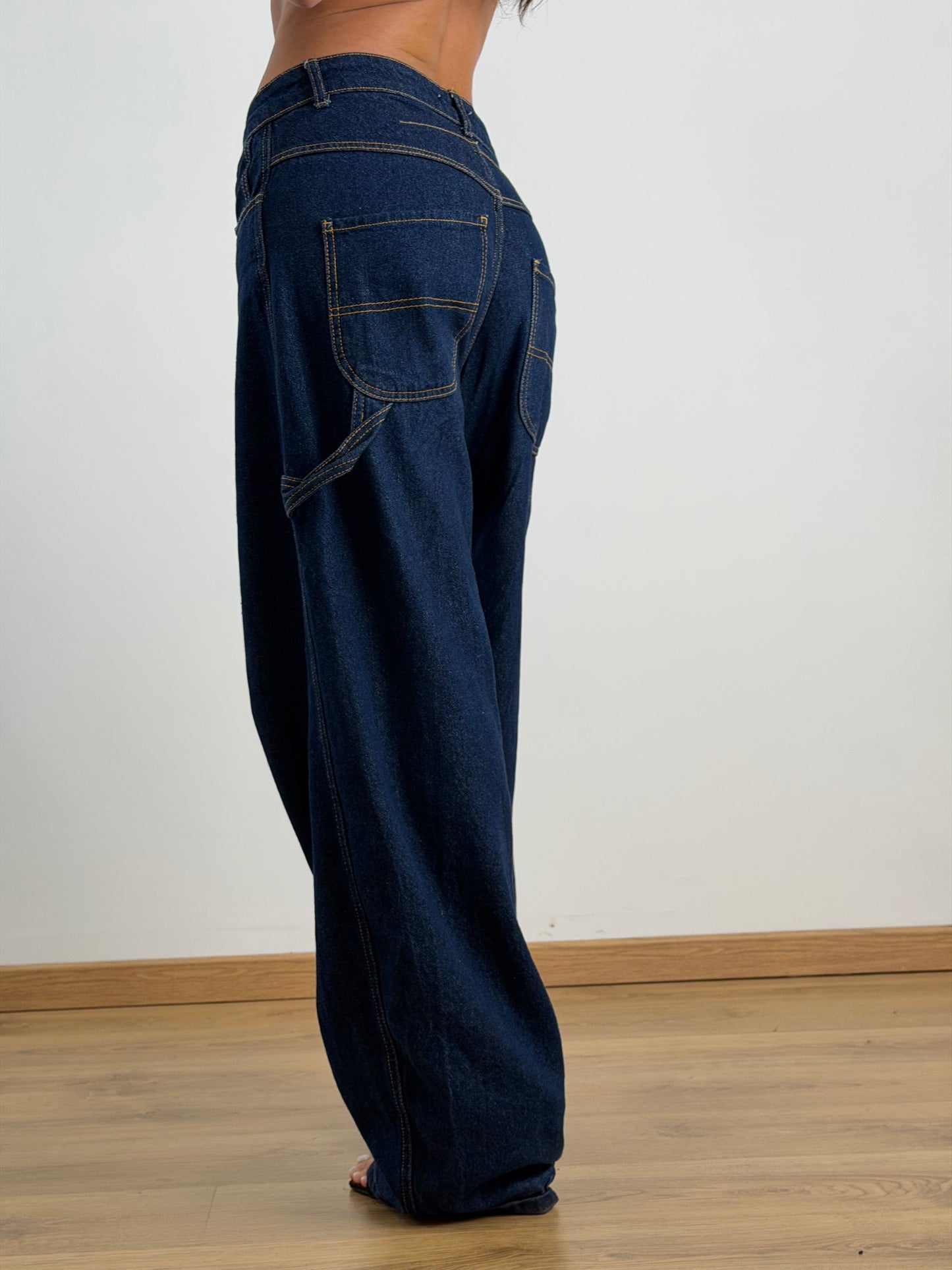 Jeans ballon blu scuro DM136