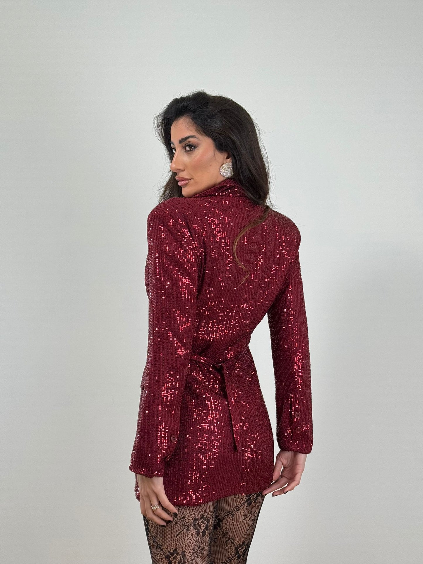 Abito blazer paillettes 258