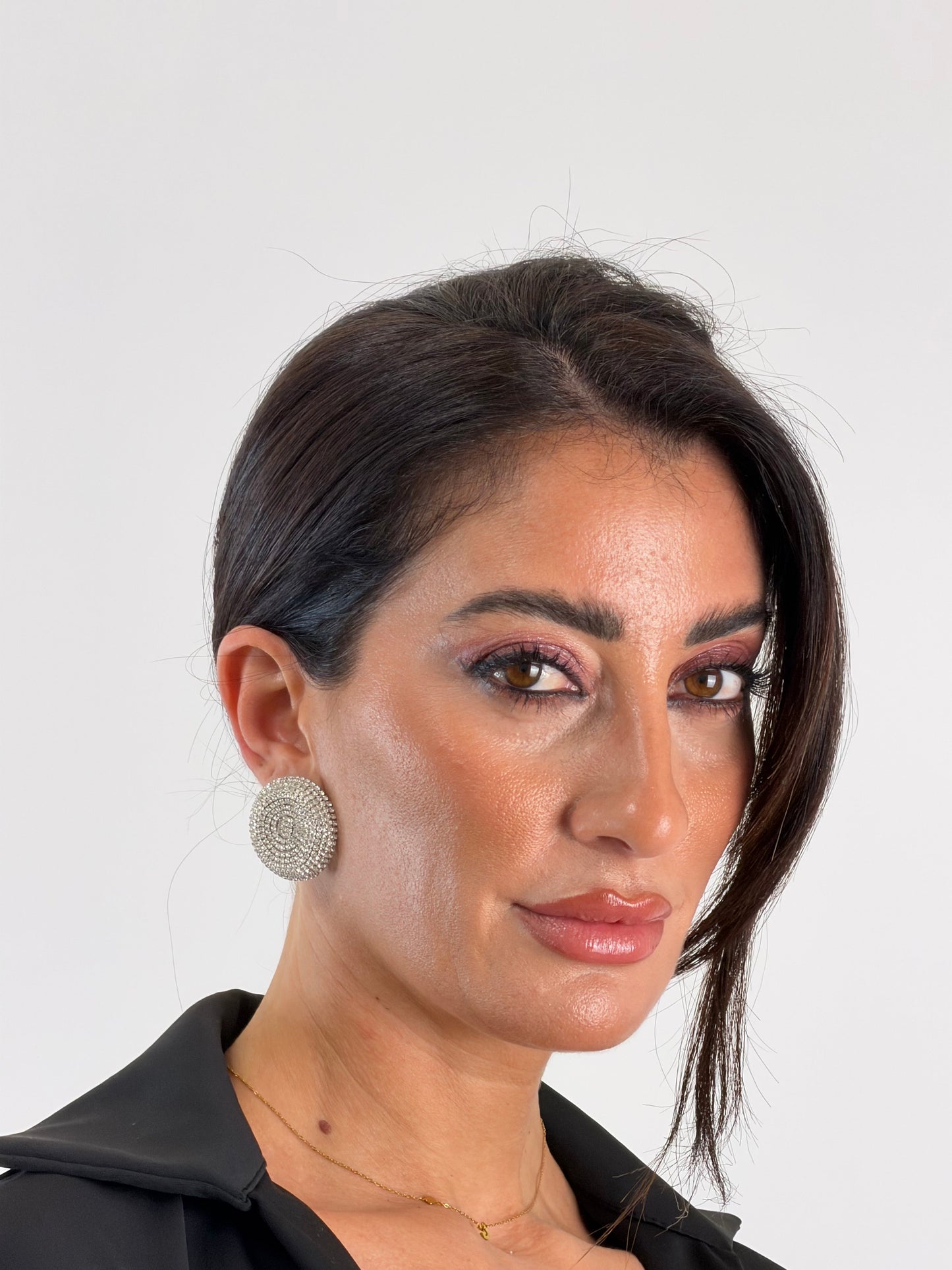 Orecchini bottone Silver