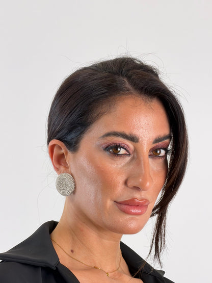 Orecchini bottone Silver