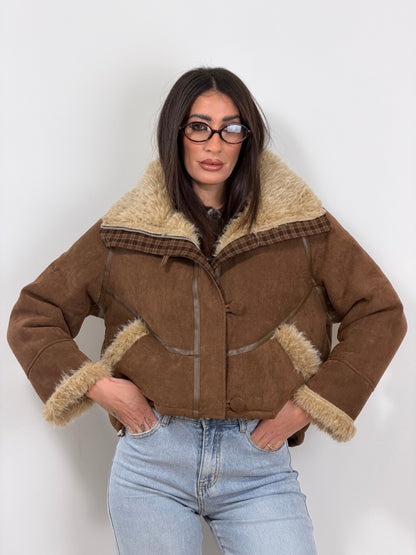 Montone imbottito marrone 5549