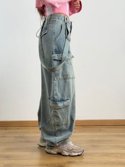 Pantaloni salopette 2048