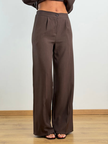 Tailleur Olga Marrone 89026