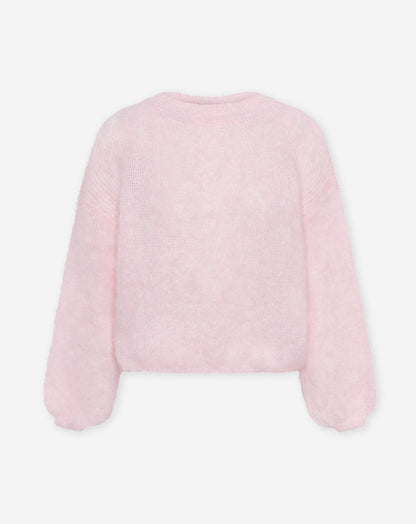 BRUSHED MOHAIR KNIT LICHTROZE