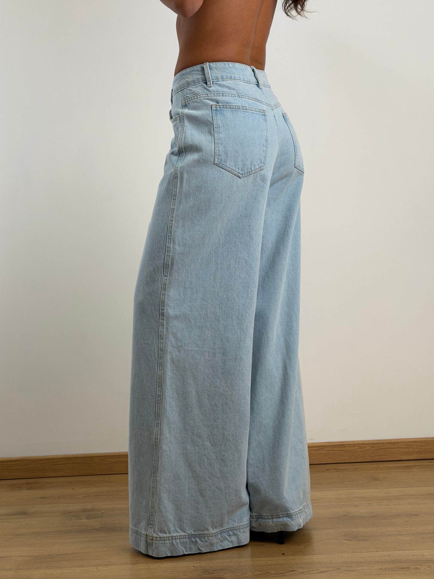 Jeans chiaro palazzo 6661