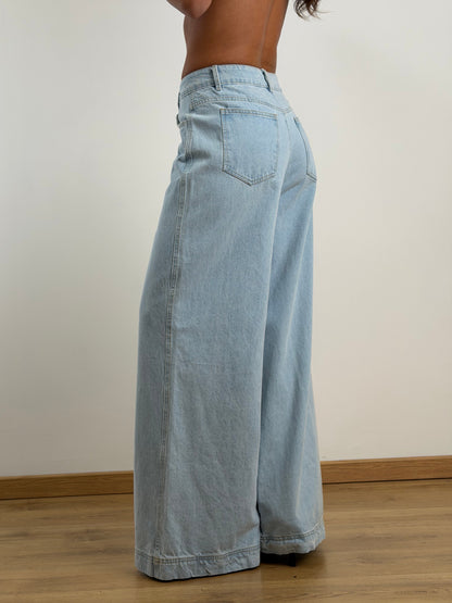 Jeans chiaro palazzo 6661