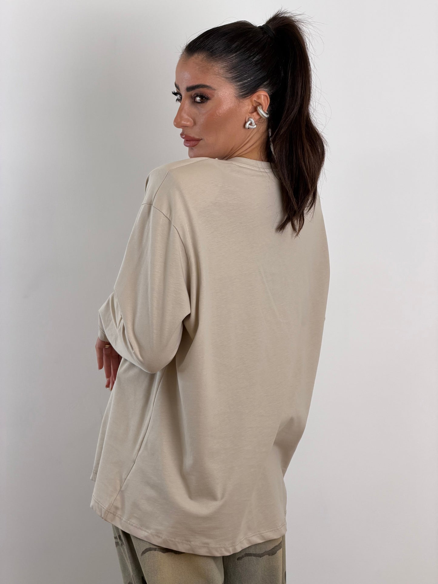 T-shirt Just West sabbia 2320