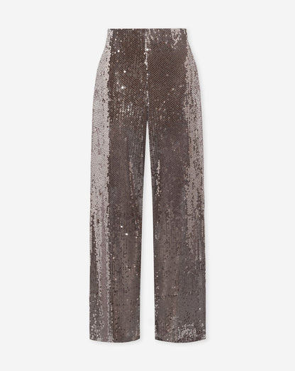 TRANSPARENT SEQUINS PANTS BRUIN