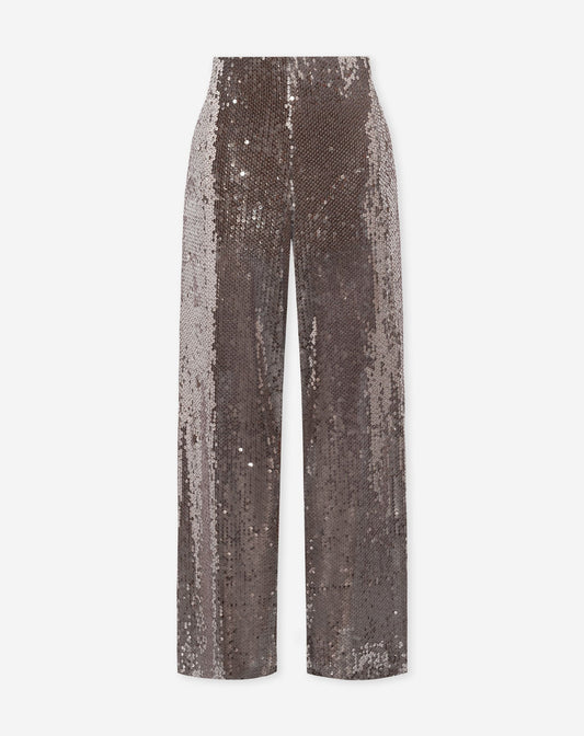 TRANSPARENT SEQUINS PANTS BRUIN