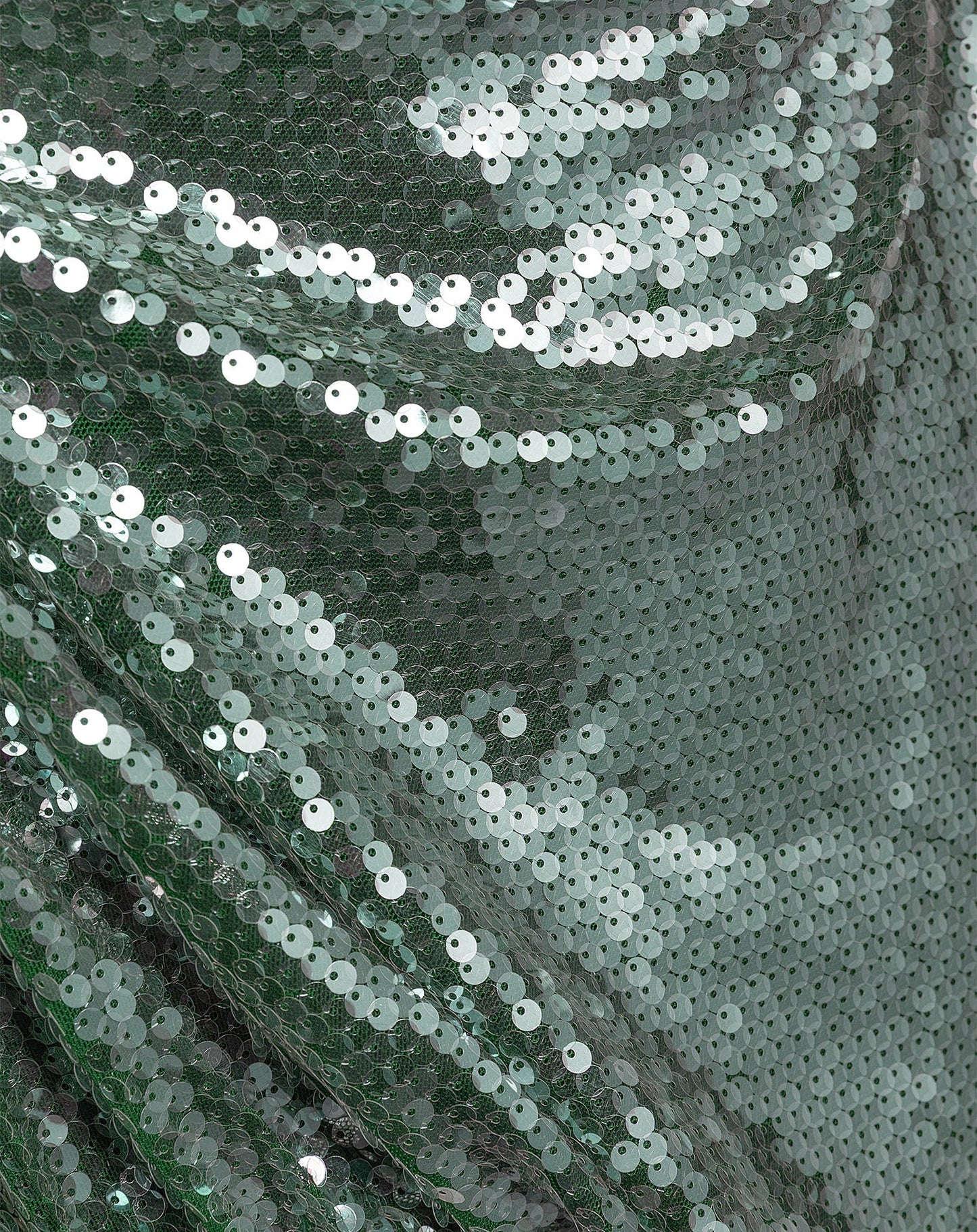 TRANSPARENT SEQUINS PANTS GROEN