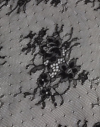 LACE SCARF ZWART