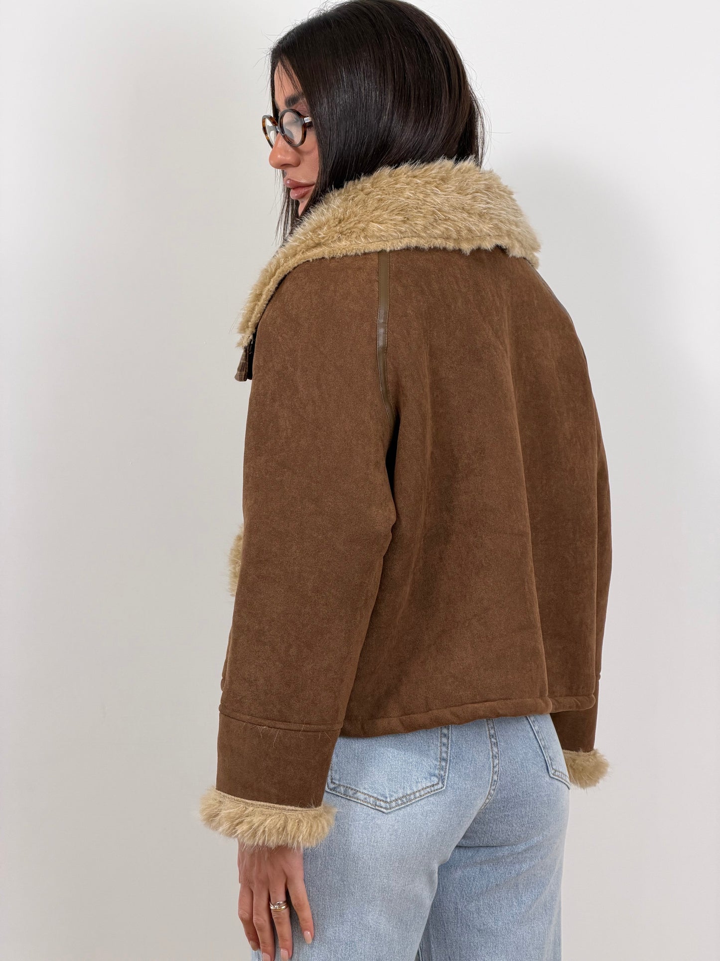 Montone imbottito marrone 5549