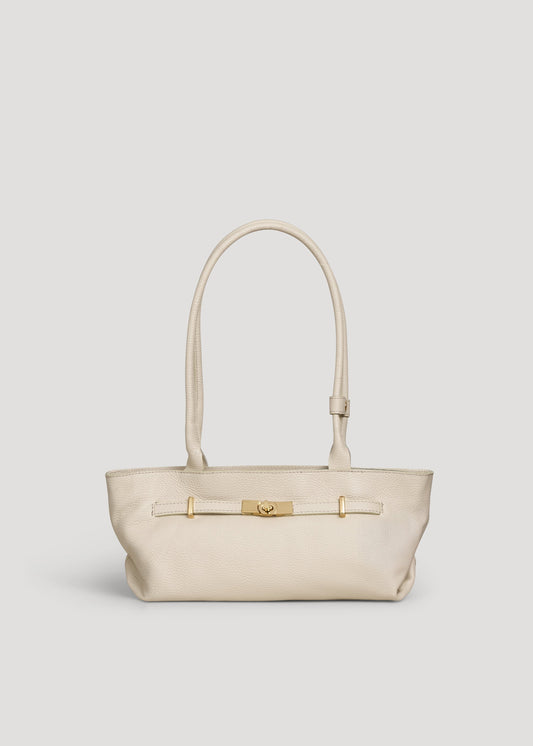 Borsa Lola in Pelle Togo Beige