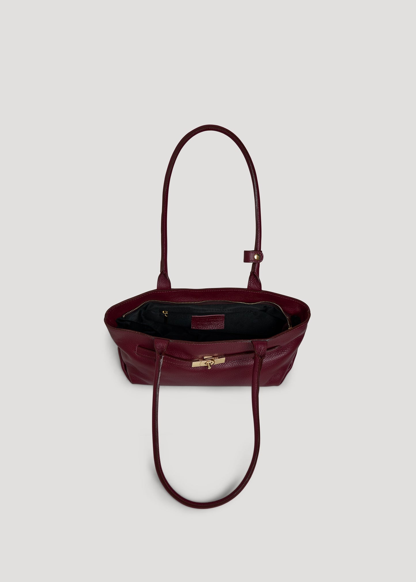 Borsa Lola in Pelle Togo Borgogna
