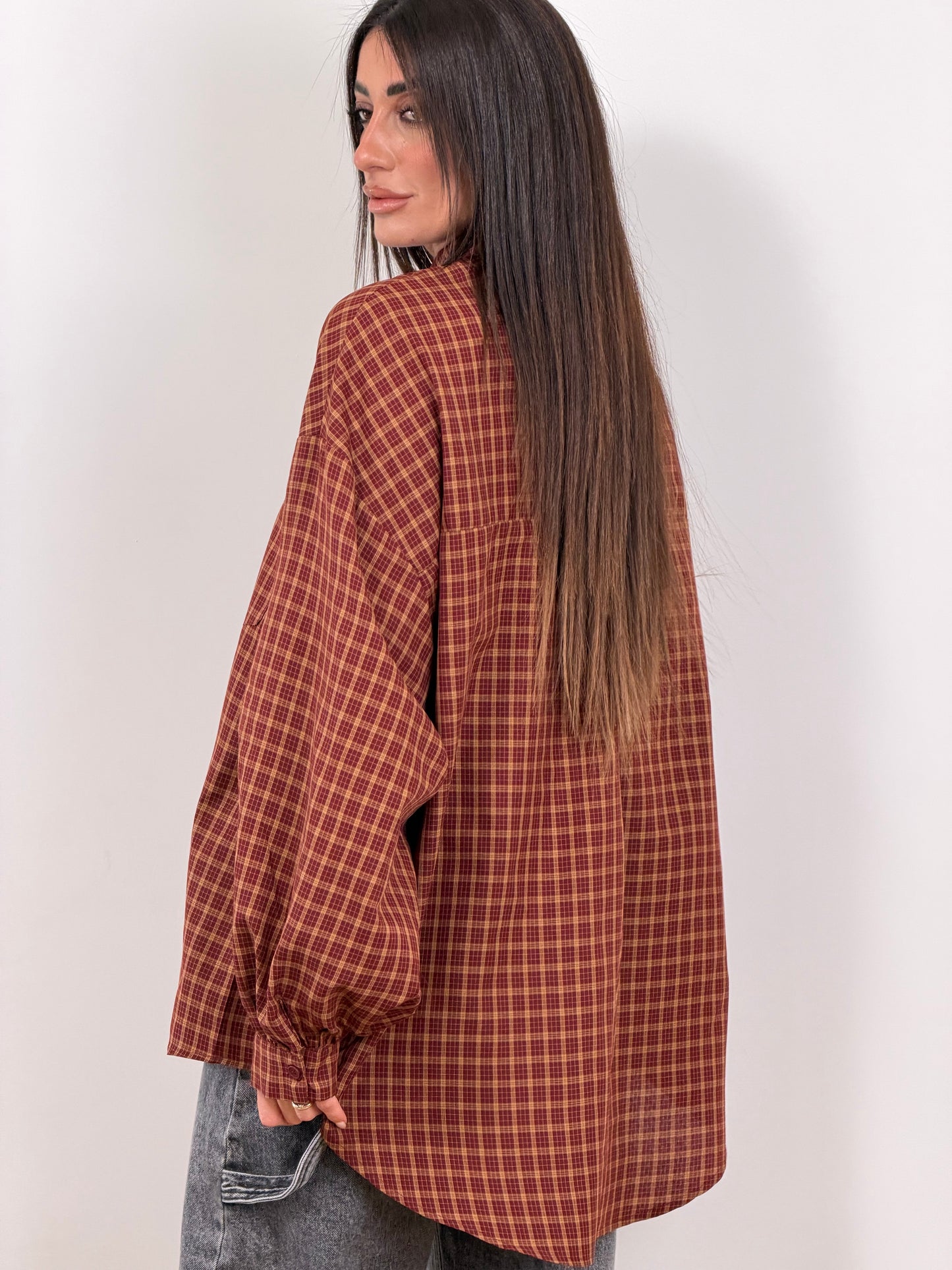Camicia bordo manica ampia W46191