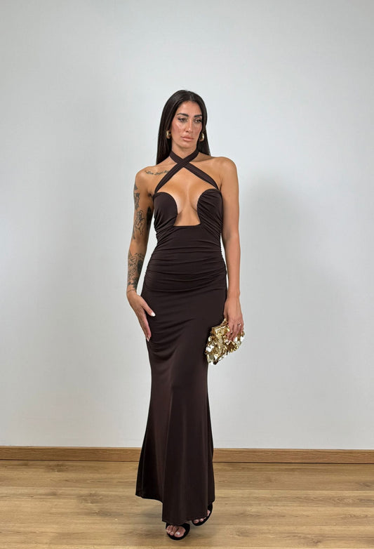 Abito CUORE BROWN 12121