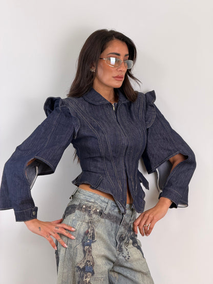 Giacca denim bolero 6676